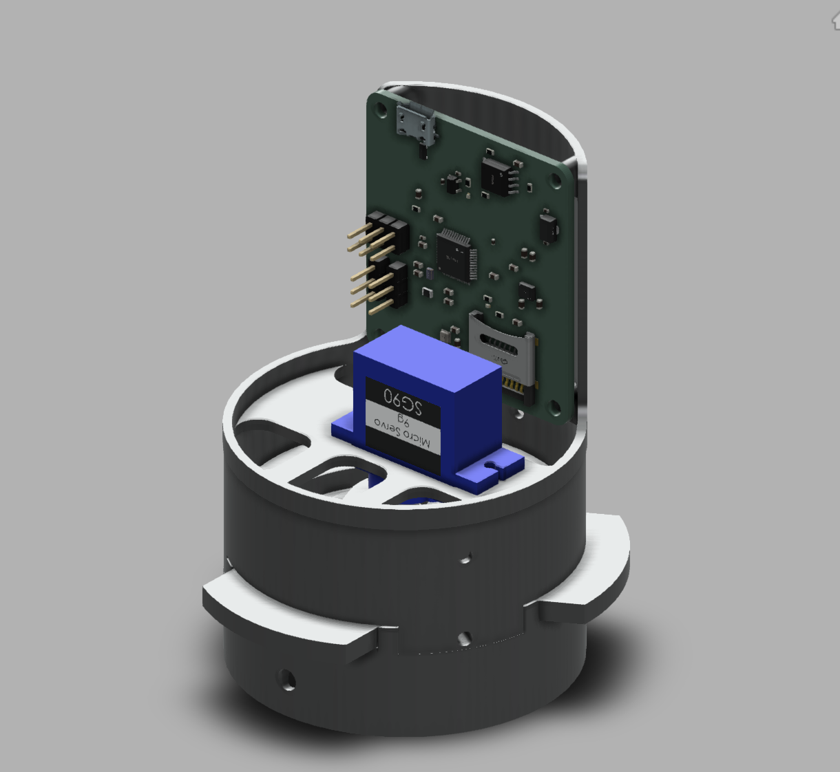3D printed model rocket airbrakes