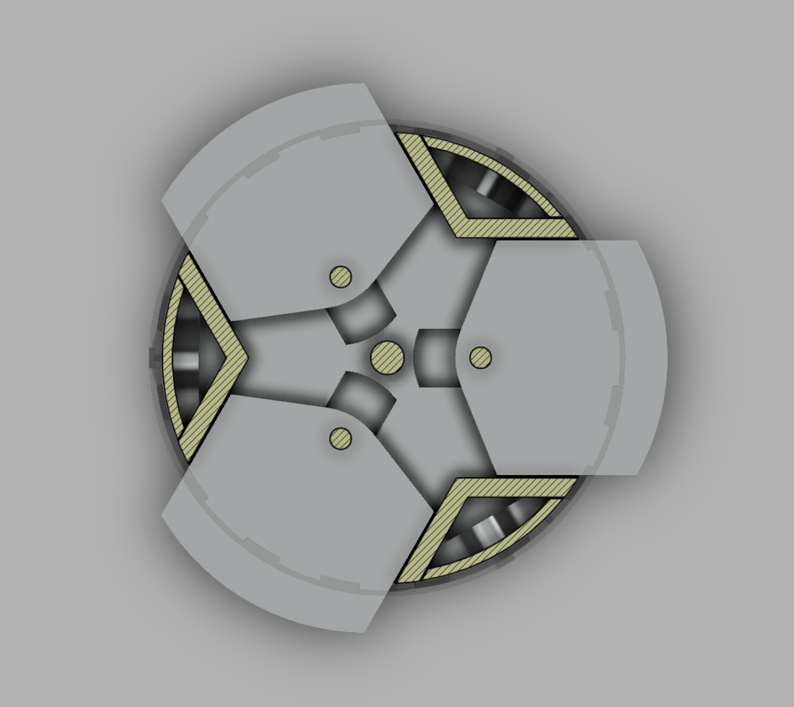 3D printed model rocket airbrakes