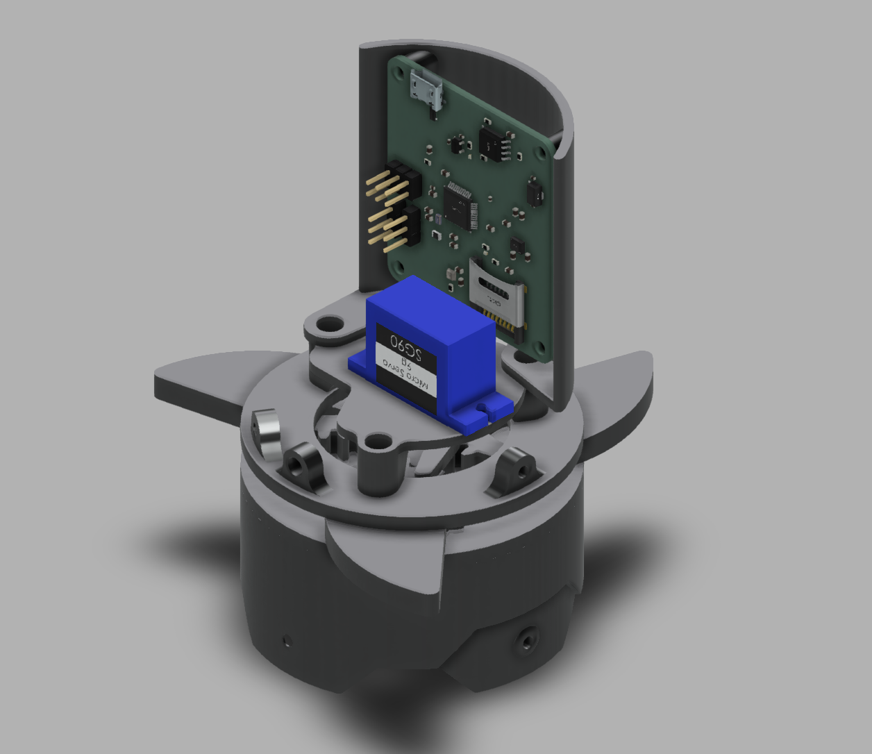 3D printed model rocket airbrakes