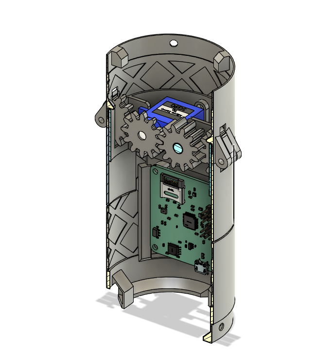 3D printed model rocket airbrakes