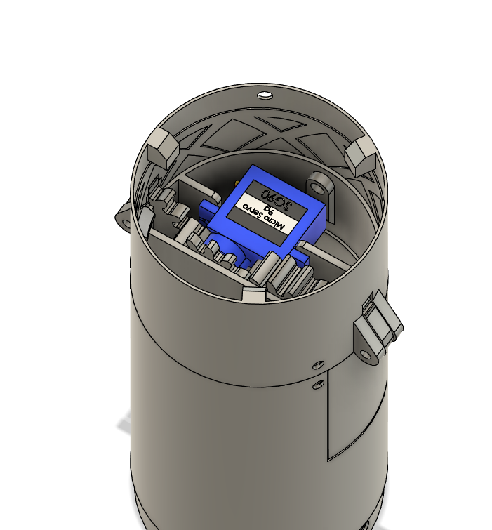 3D printed model rocket airbrakes